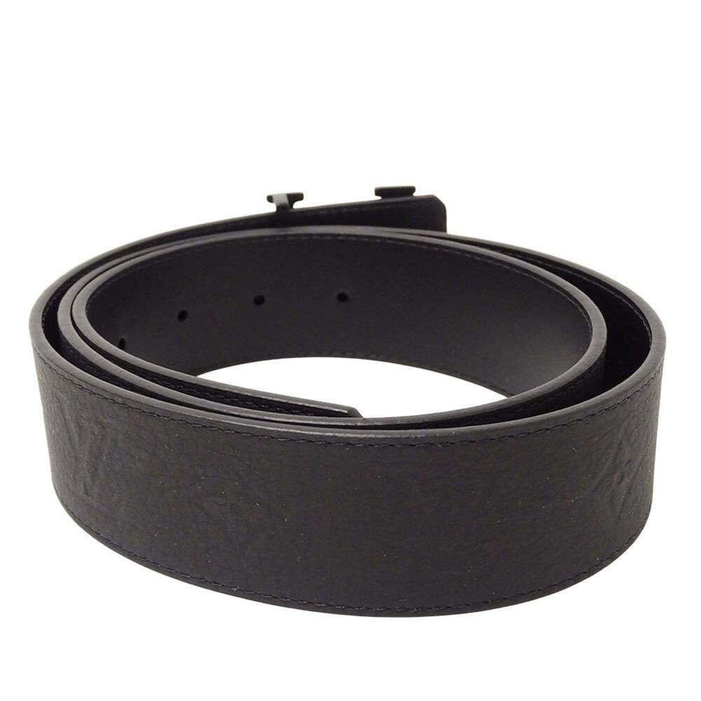Louis Vuitton Men's Monogram Taurillon Leather Belt with LV Initials, 40mm, R... - Picture 2 of 8